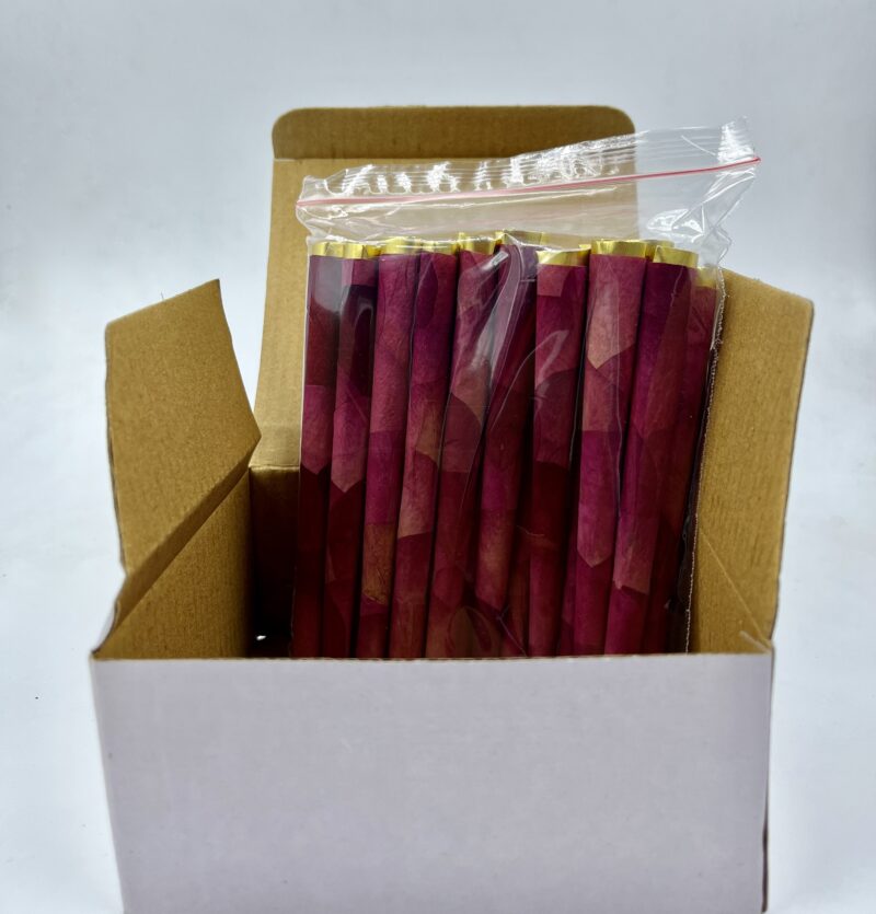 Rose Petal Rolling Cones Hand Rolled Organic Rose Cones 109 Mm 