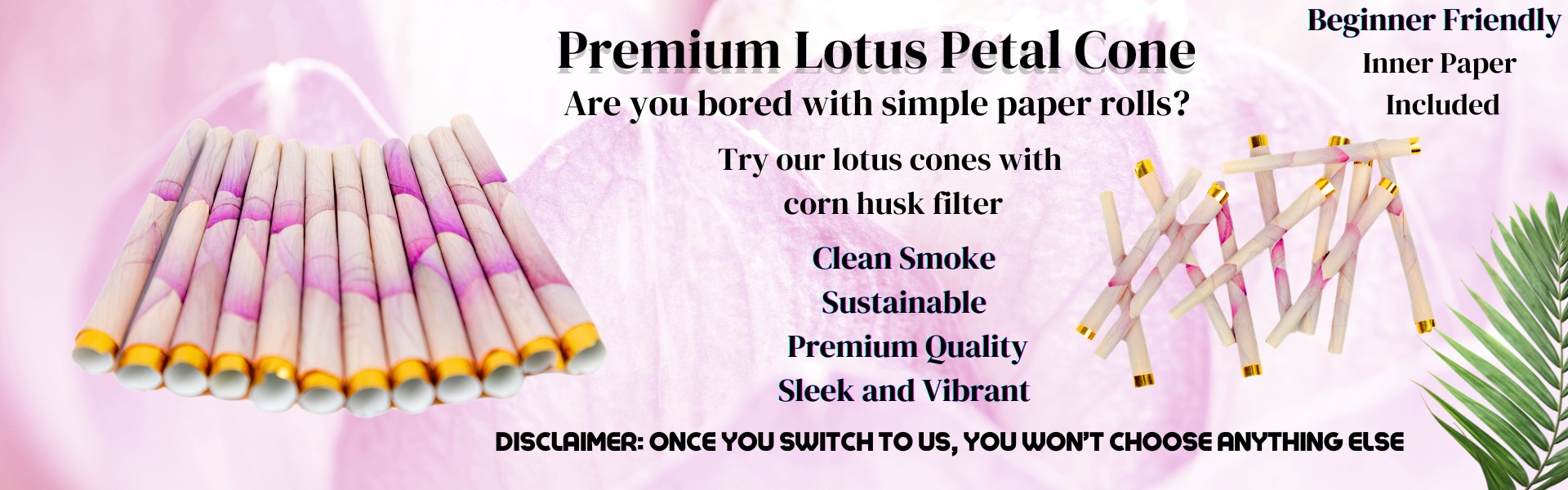 Lotus Petals Pre-Roll Cones , amazon.in, panda rolling, king palm, lotus flower , corn husk , amazon.com , petalscone.com smokecone.com