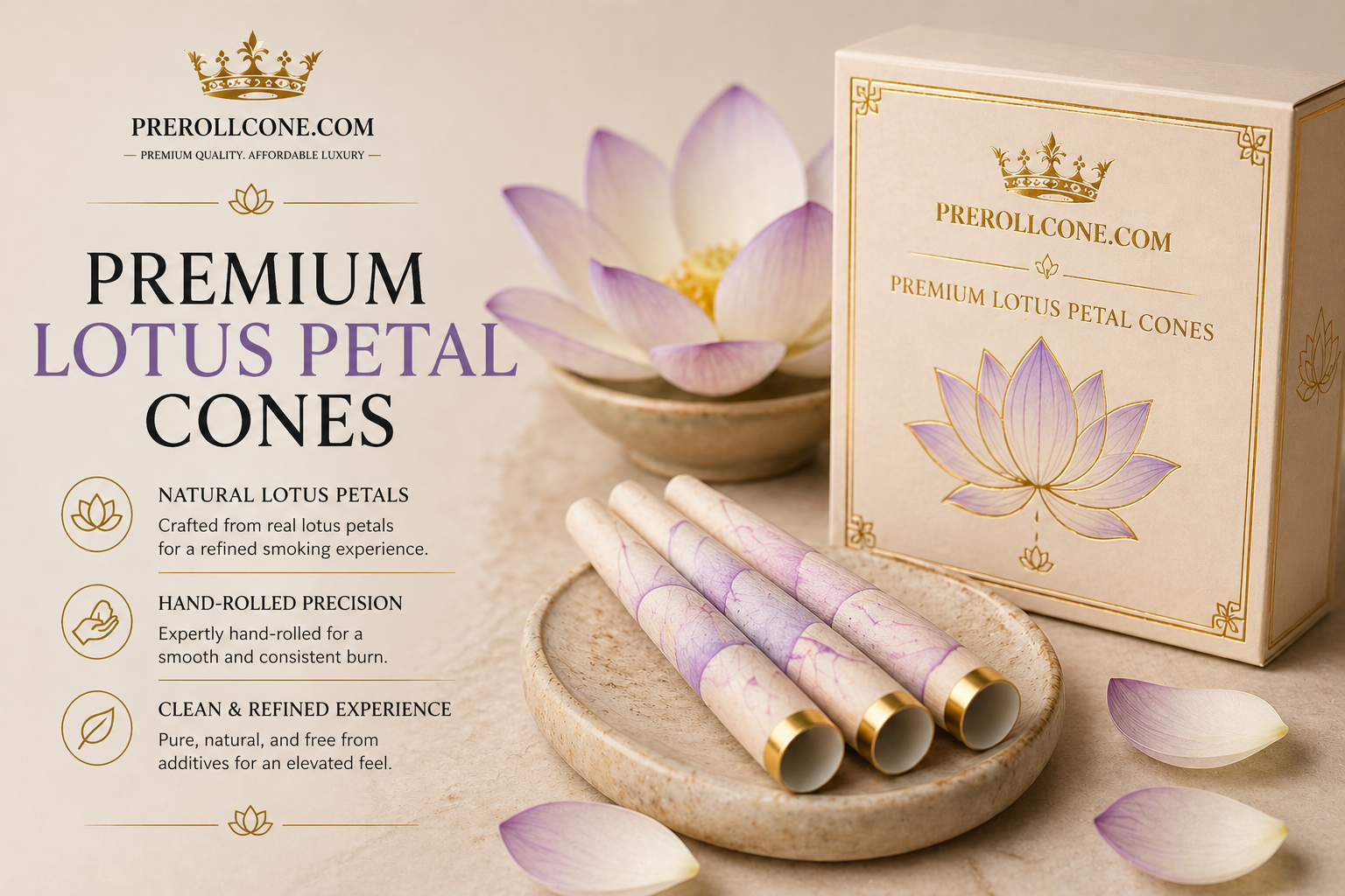 Lotus Petal Cones - Pack of 50 - Image 4