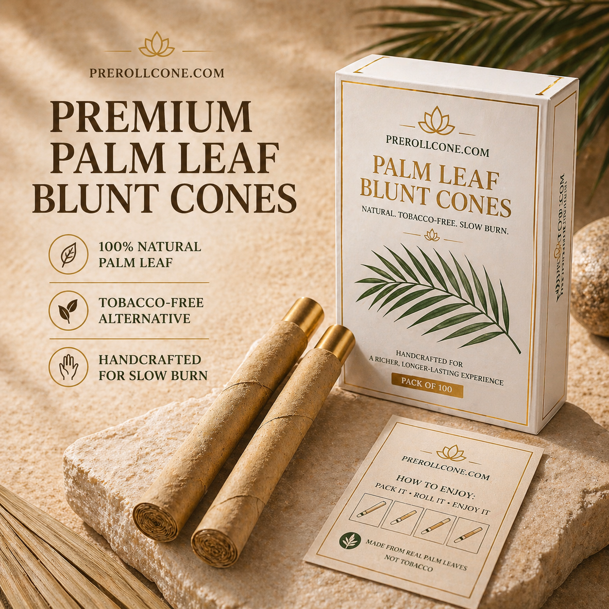 Palm Leaf Wrap Cone - Pack of 50 - Image 4
