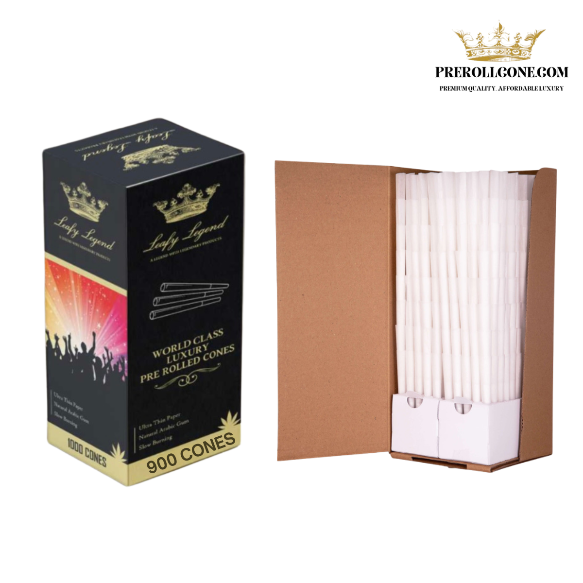 Natural White Paper Tower - 900 Cones