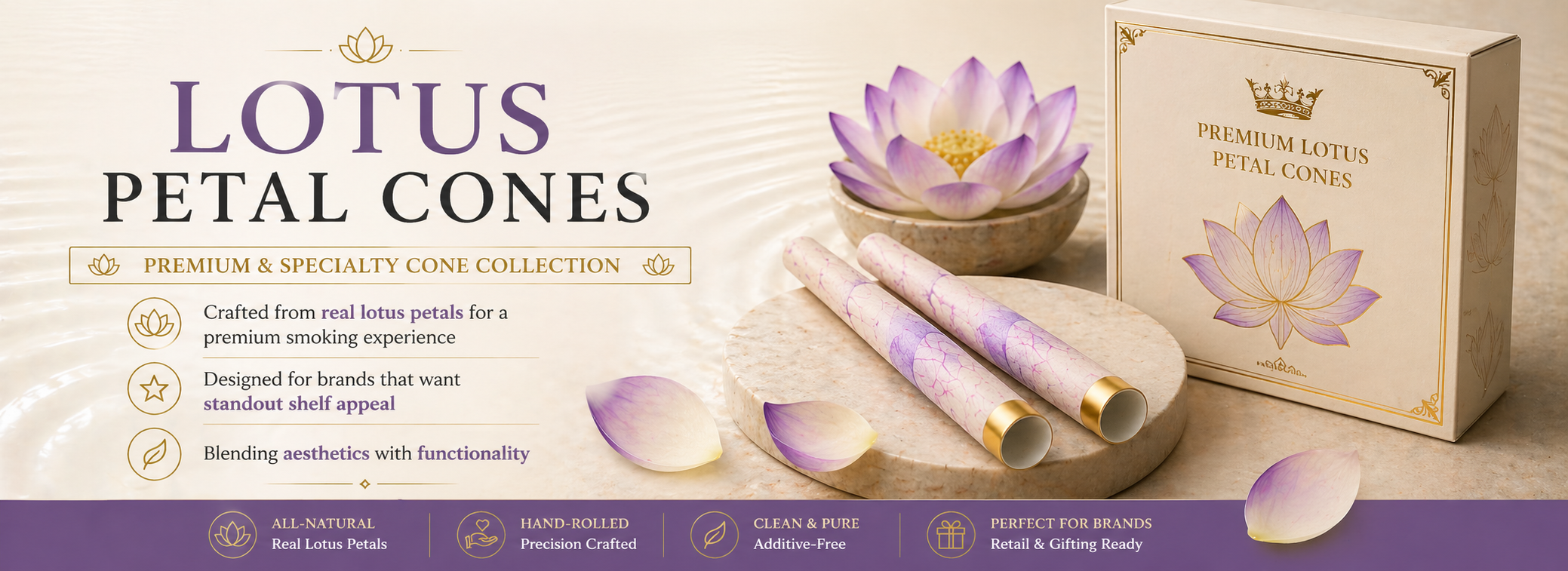 Lotus Petal Cones