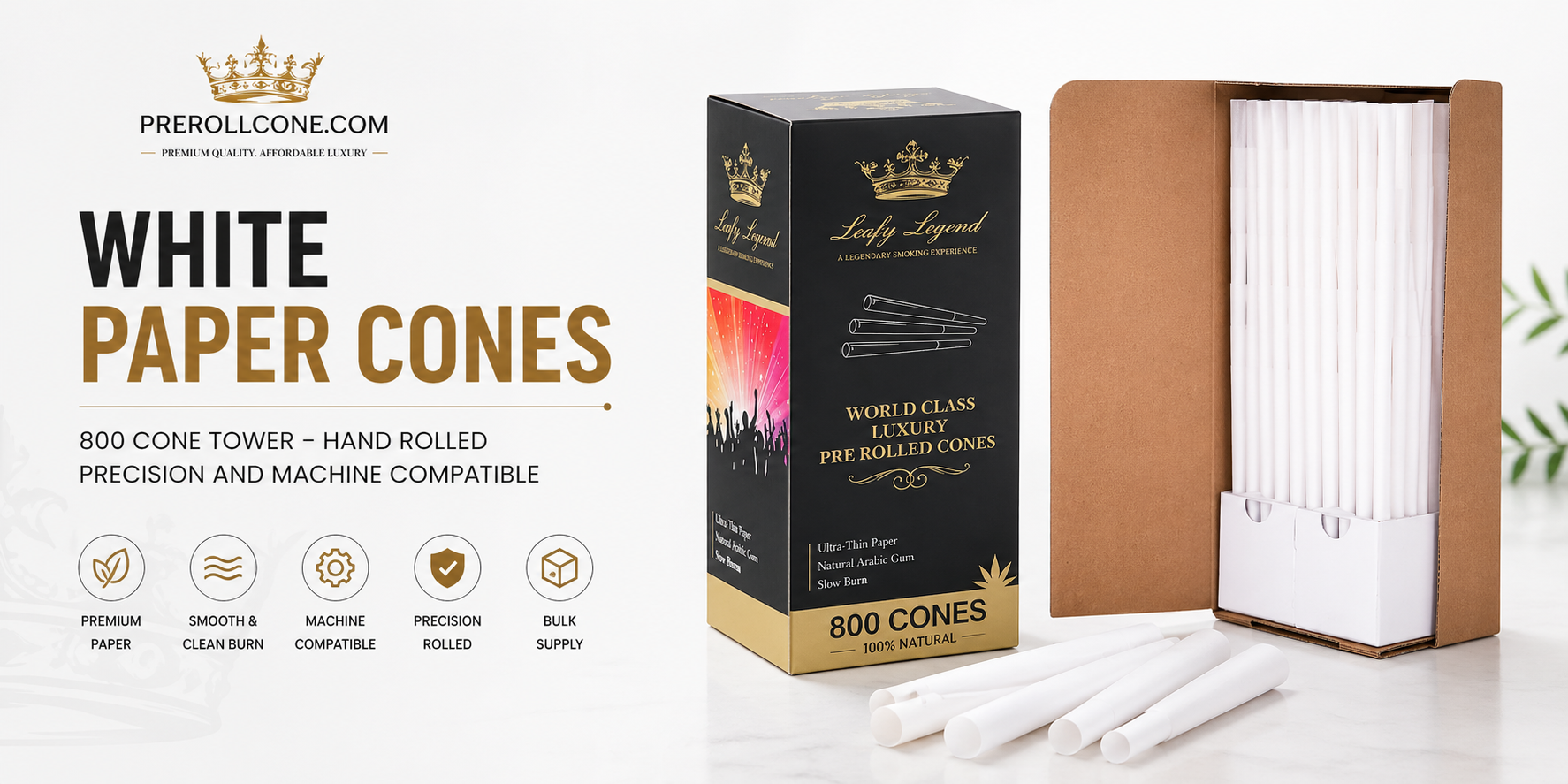 bulk pre-roll cone manufacturer packaging